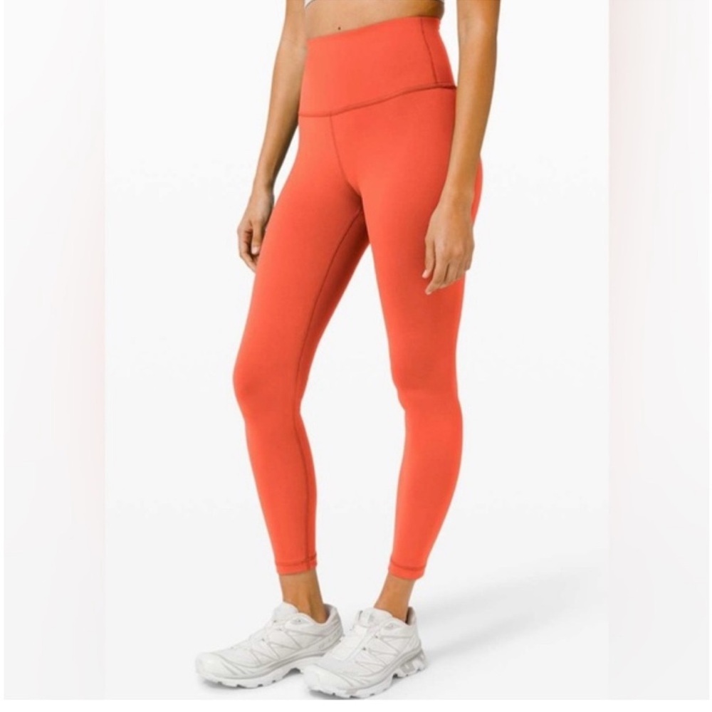 Lululemon | Nwt Wunder Train Hr Tight 25 | Color: Orange | Size: 10